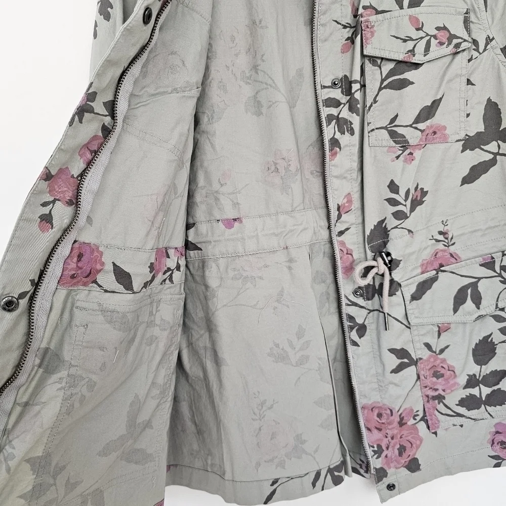 LANE BRYANT Floral military jacket size 10/12 NWT - Picture 8 of 11